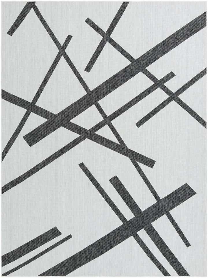 9' x 12' Easy-Clean Modern Indoor / Outdoor Rug