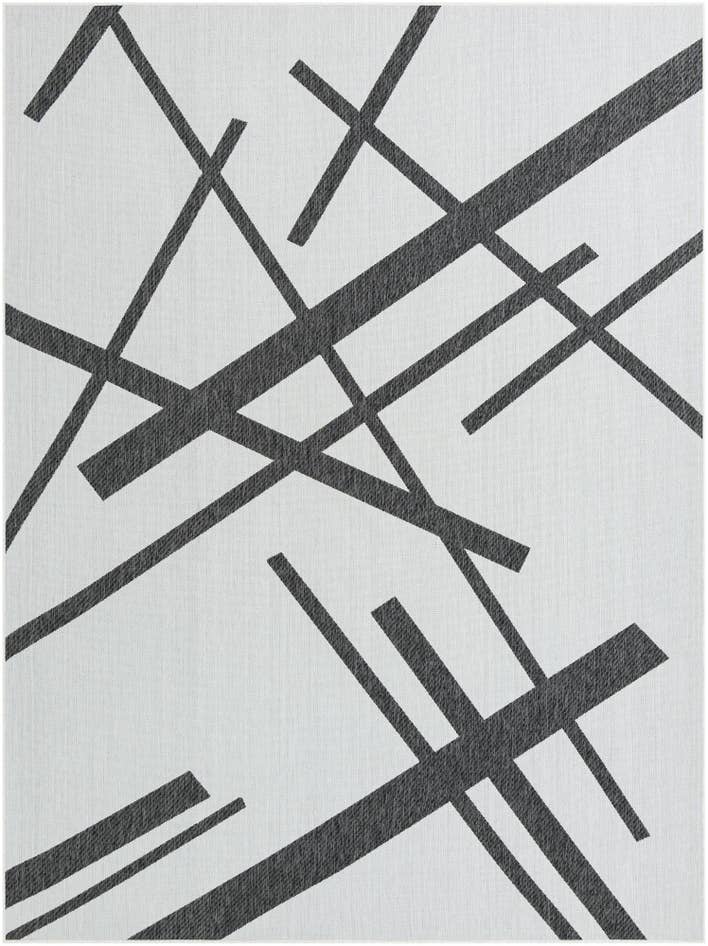 Detail image of 9' x 12' Easy-Clean Modern Indoor / Outdoor Rug