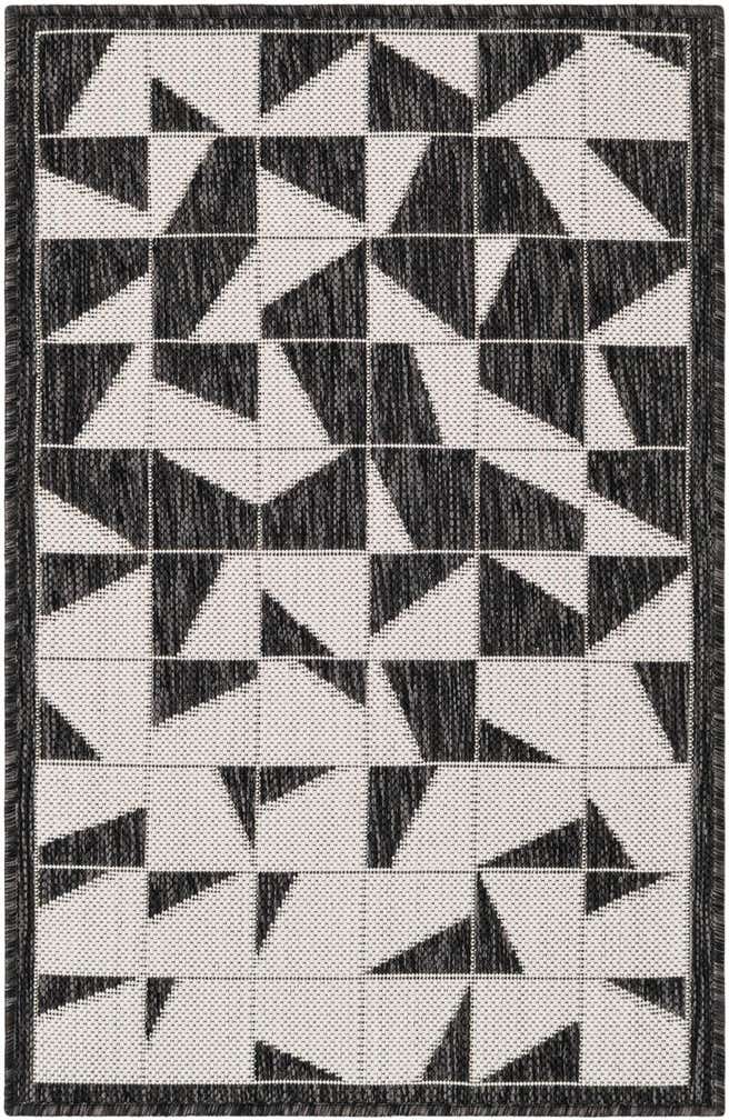 2' x 3' Easy-Clean Modern Indoor / Outdoor Rug