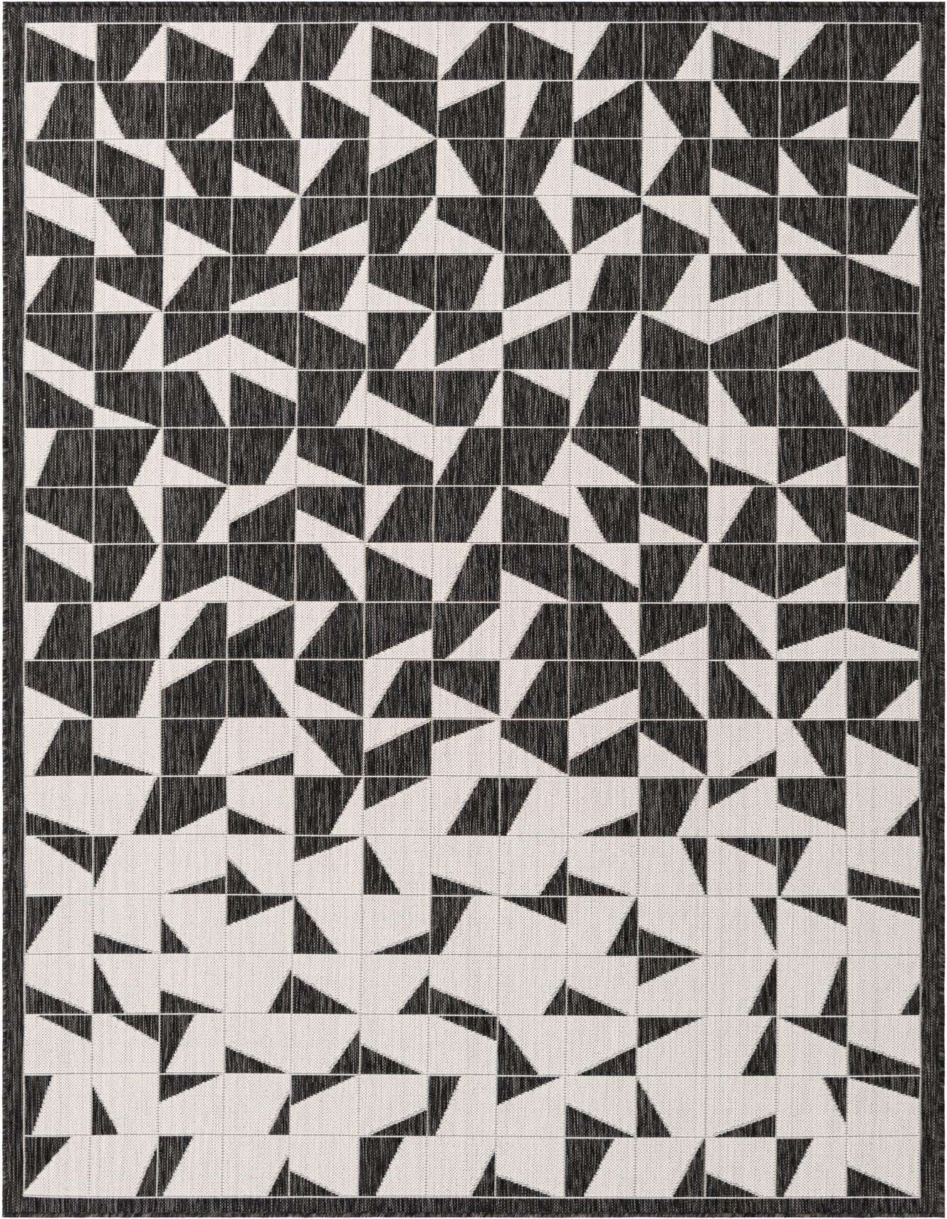 6' x 9' Easy-Clean Modern Indoor / Outdoor Rug