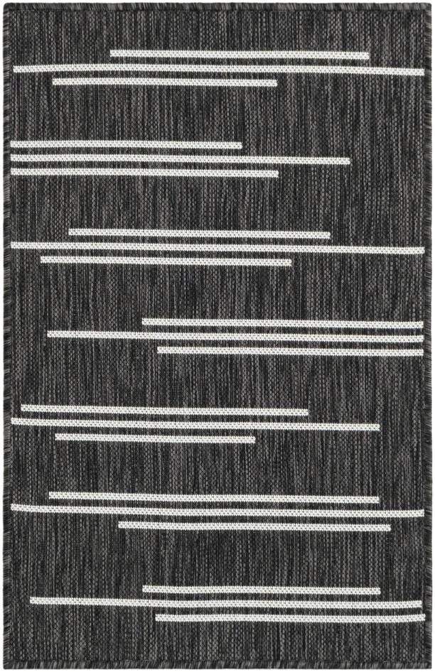 Detail image of 2' x 3' Easy-Clean Modern Indoor / Outdoor Rug