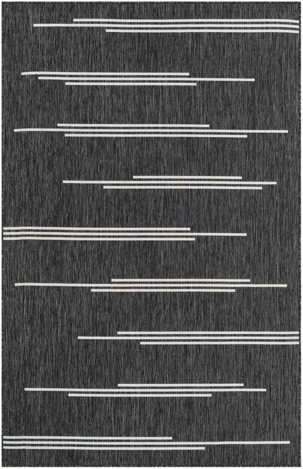 Detail image of 5' 3 x 8' Easy-Clean Modern Indoor / Outdoor Rug