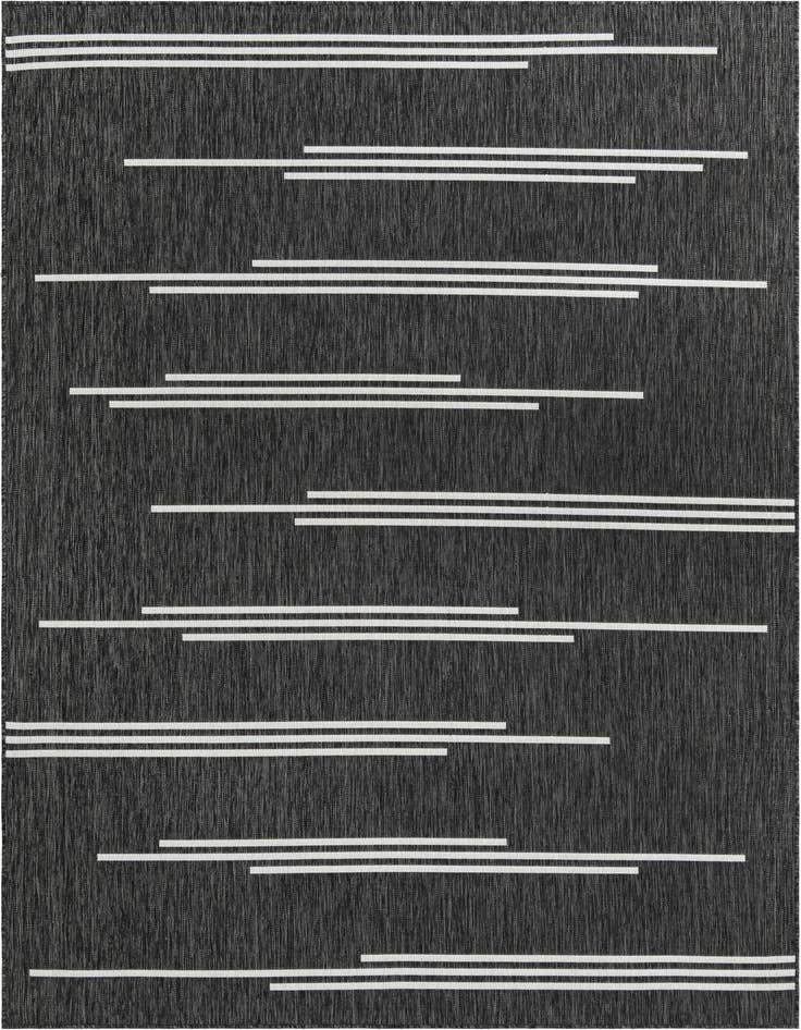 Detail image of 7' x 10' Easy-Clean Modern Indoor / Outdoor Rug