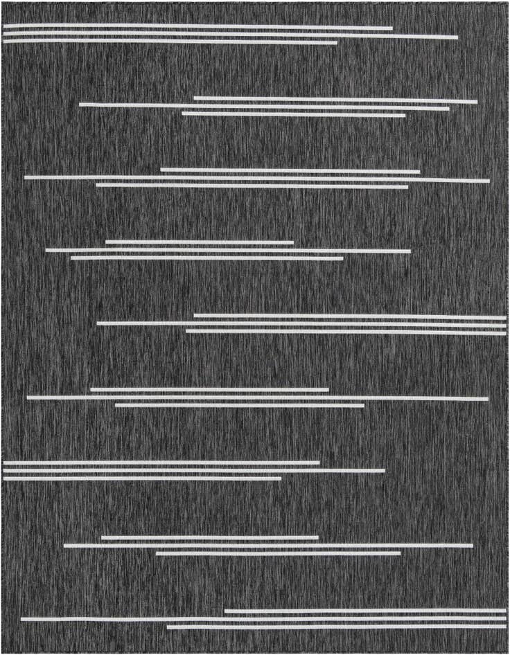 Detail image of 7' 10 x 10' Easy-Clean Modern Indoor / Outdoor Rug