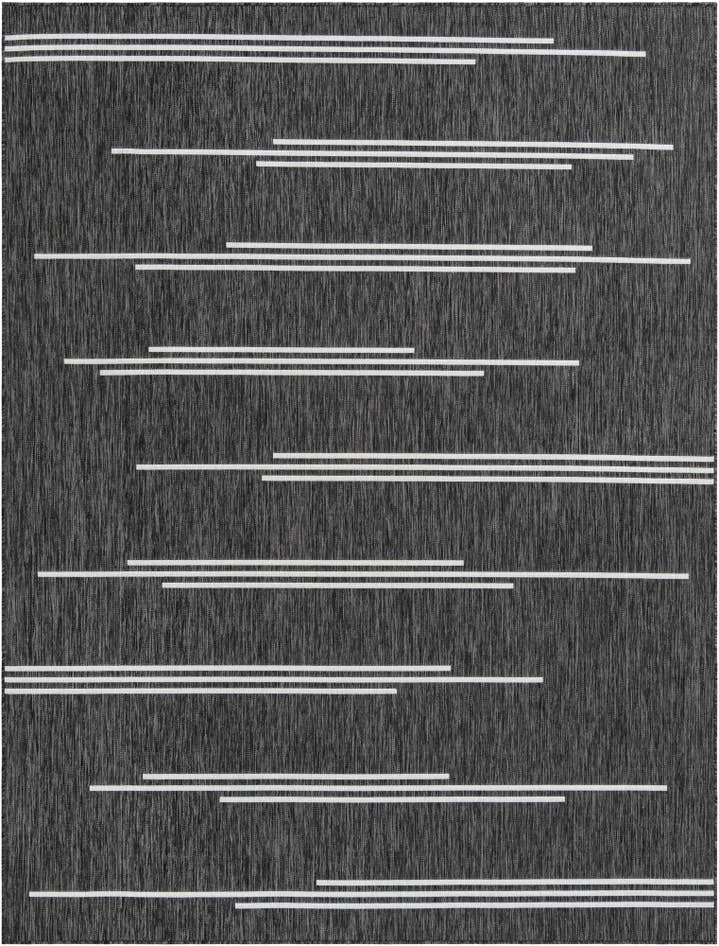 Detail image of 7' 10 x 10' Easy-Clean Modern Indoor / Outdoor Rug