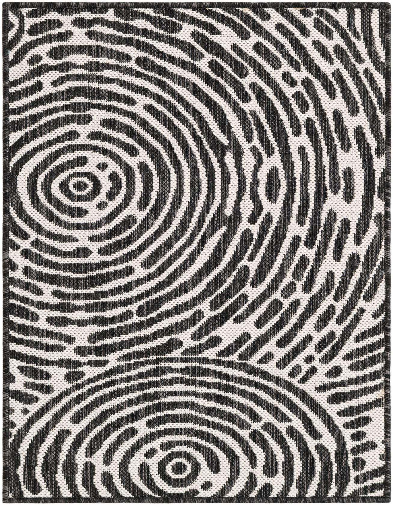 2' x 3' Easy-Clean Modern Indoor / Outdoor Rug