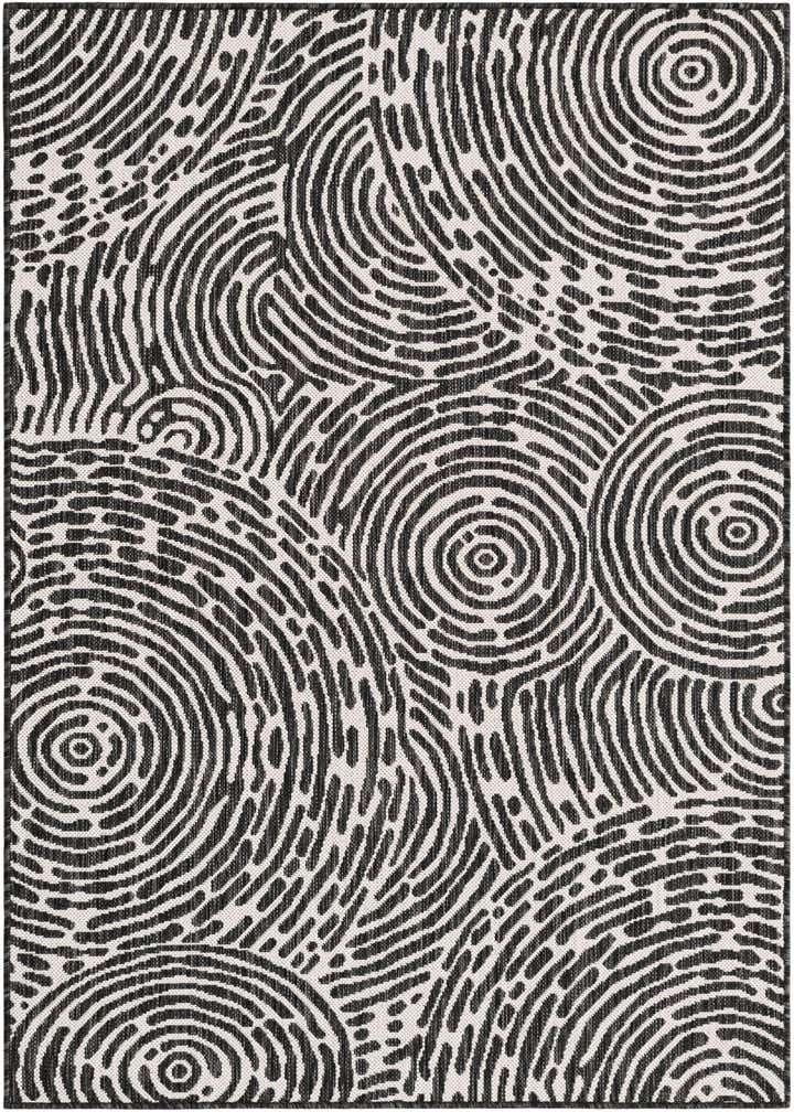 4' x 6' Easy-Clean Modern Indoor / Outdoor Rug