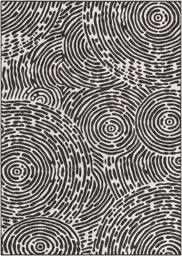 7' 10 x 10' Easy-Clean Modern Indoor / Outdoor Rug
