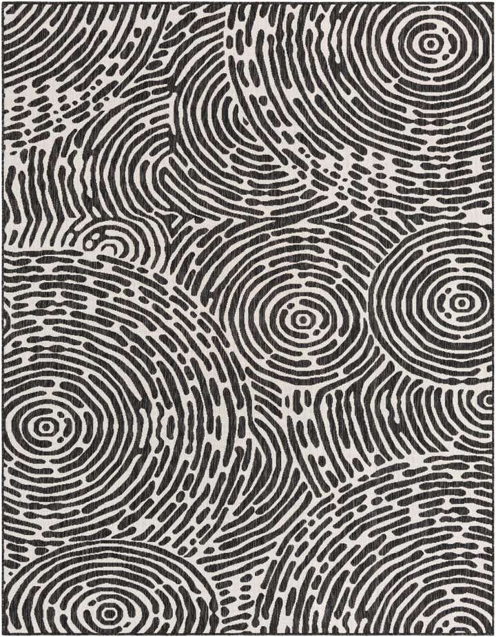 7' 10 x 10' Easy-Clean Modern Indoor / Outdoor Rug