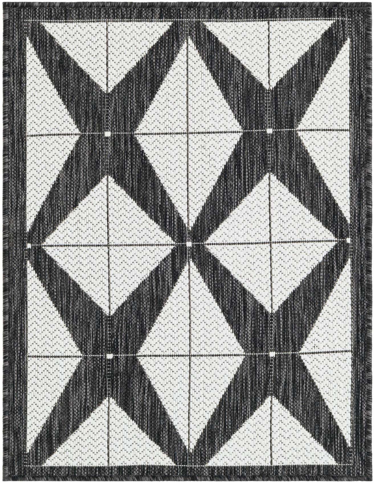 2' x 3' Easy-Clean Modern Indoor / Outdoor Rug
