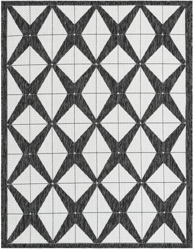 Detail image of 4' x 6' Easy-Clean Modern Indoor / Outdoor Rug