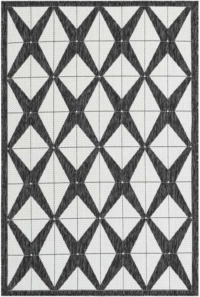 4' x 6' Easy-Clean Modern Indoor / Outdoor Rug