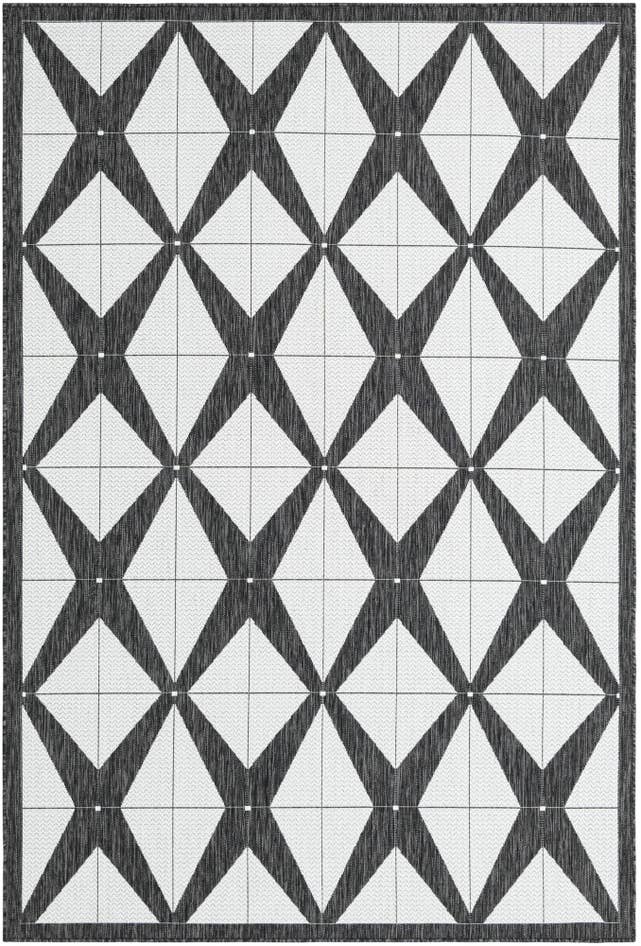 Detail image of 6' x 9' Easy-Clean Modern Indoor / Outdoor Rug