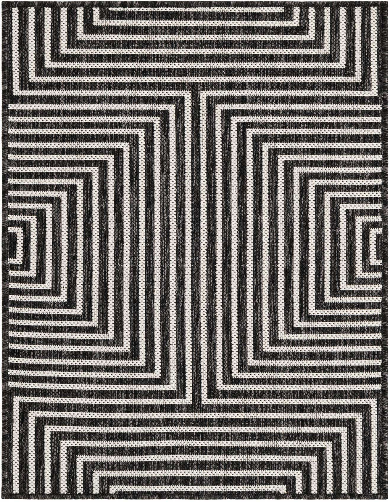 2' x 3' Easy-Clean Modern Indoor / Outdoor Rug