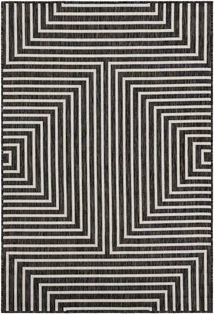 4' x 6' Easy-Clean Modern Indoor / Outdoor Rug