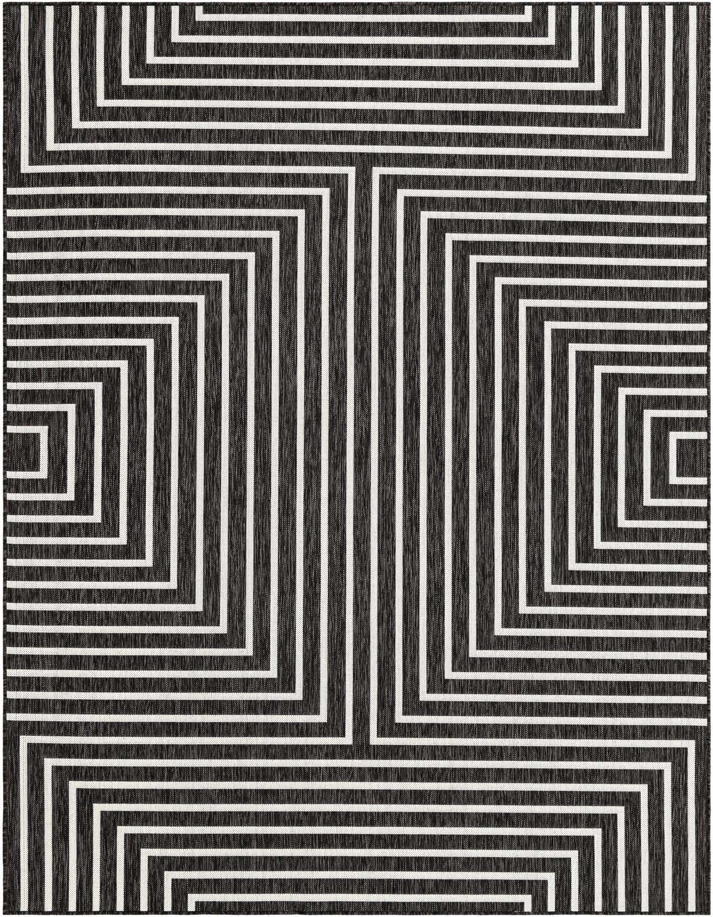 7' x 10' Easy-Clean Modern Indoor / Outdoor Rug
