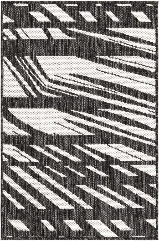 2' x 3' Easy-Clean Modern Indoor / Outdoor Rug