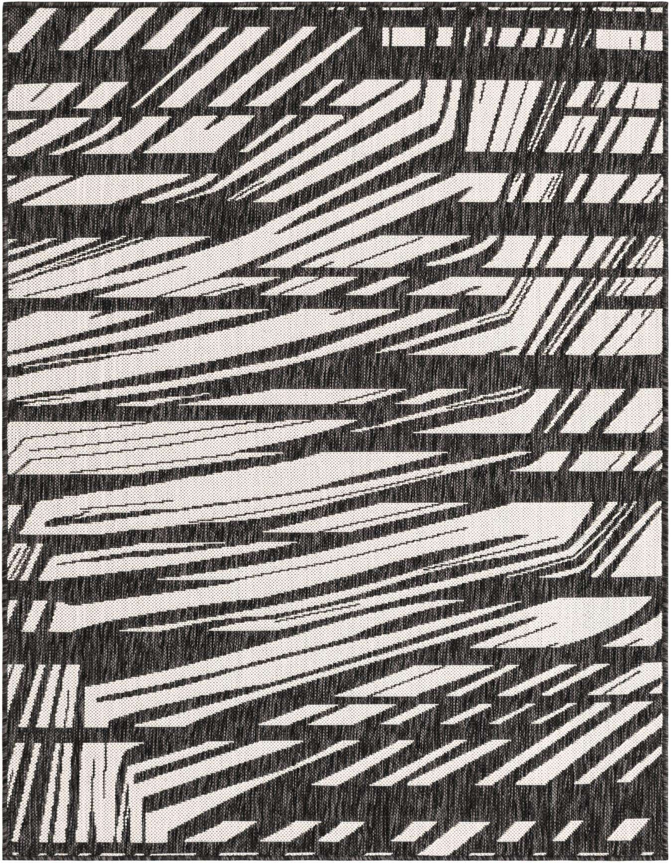 4' x 6' Easy-Clean Modern Indoor / Outdoor Rug