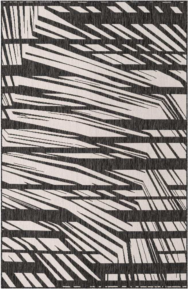 5' 3 x 8' Easy-Clean Modern Indoor / Outdoor Rug