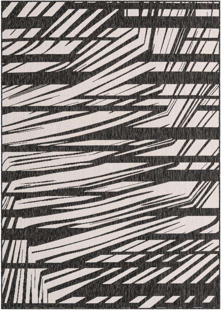 6' x 9' Easy-Clean Modern Indoor / Outdoor Rug