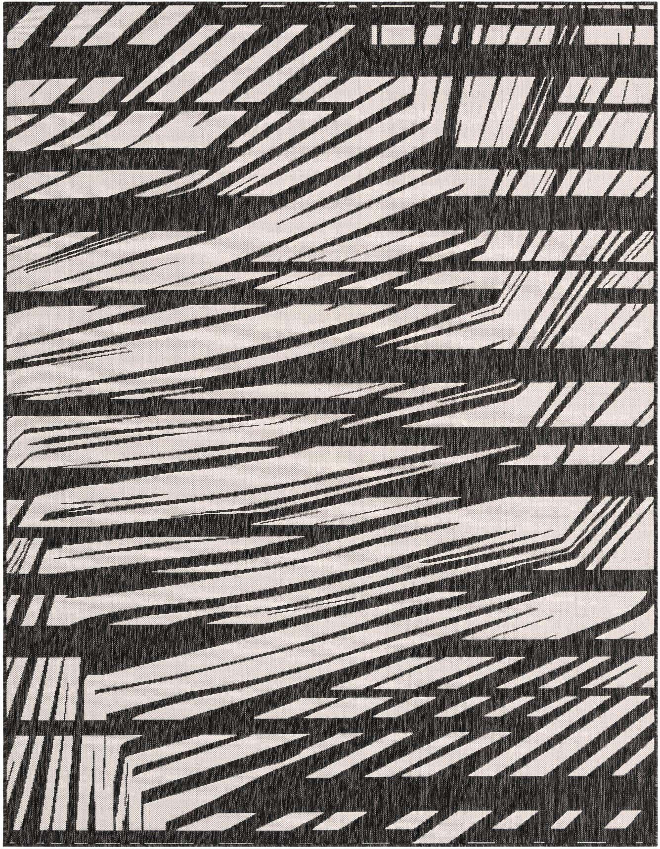 6' x 9' Easy-Clean Modern Indoor / Outdoor Rug