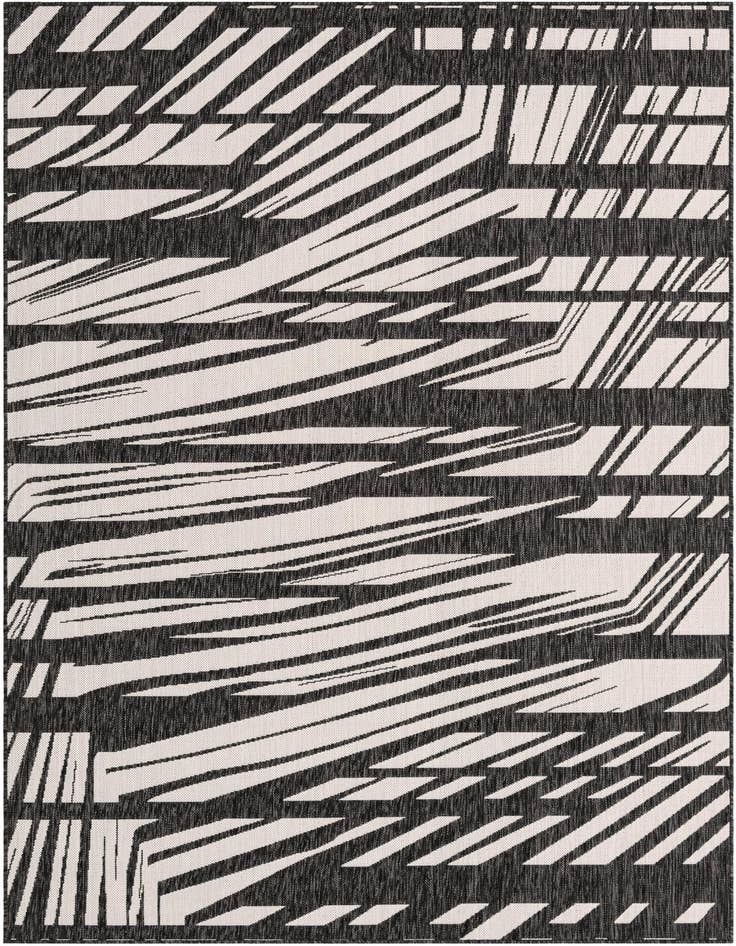 Detail image of 6' x 9' Easy-Clean Modern Indoor / Outdoor Rug