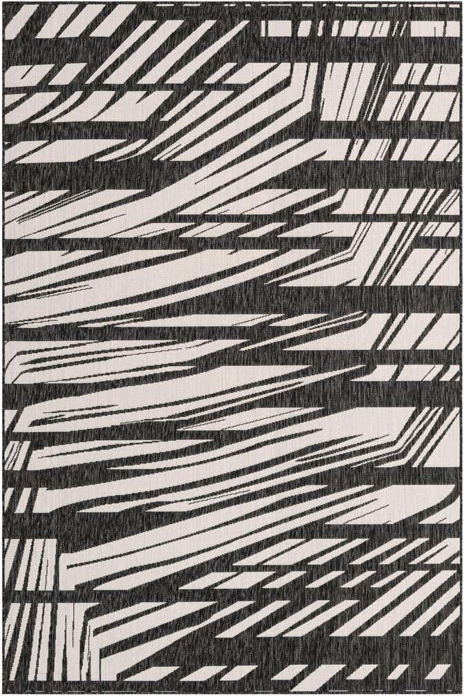 6' x 9' Easy-Clean Modern Indoor / Outdoor Rug