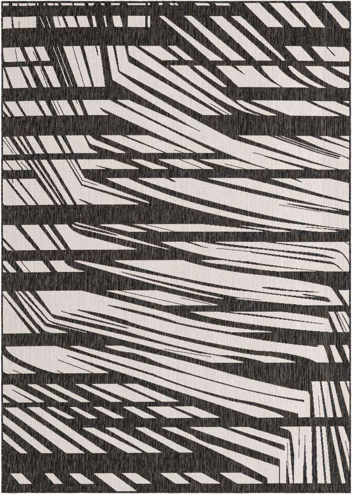 7' x 10' Easy-Clean Modern Indoor / Outdoor Rug