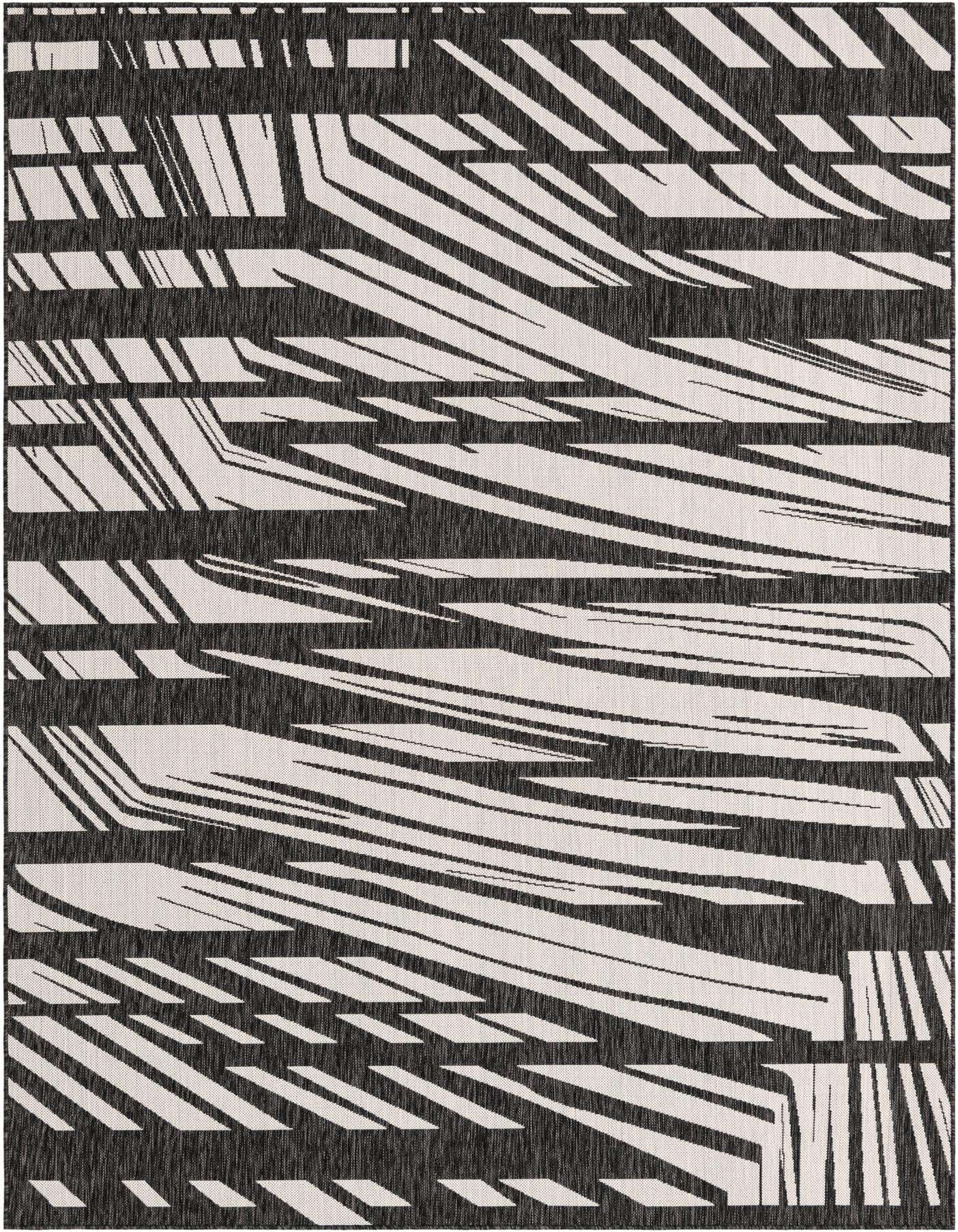 7' x 10' Easy-Clean Modern Indoor / Outdoor Rug