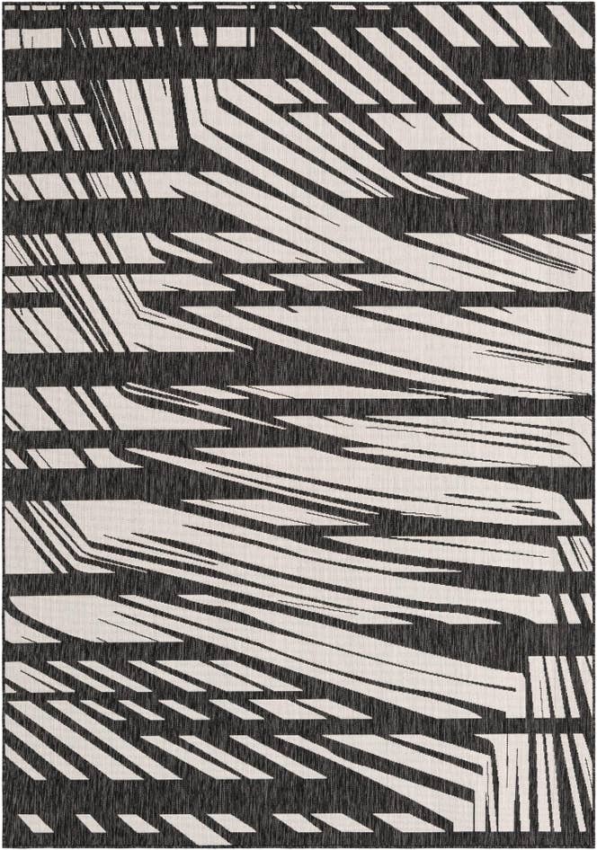 Detail image of 7' x 10' Easy-Clean Modern Indoor / Outdoor Rug