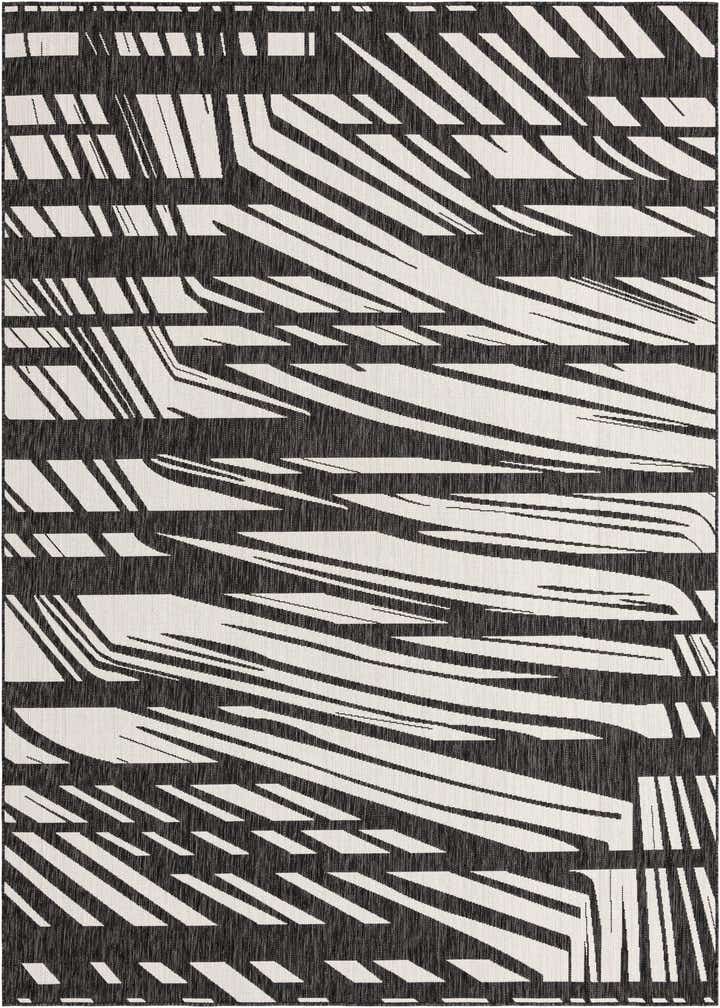 7' 10 x 10' Easy-Clean Modern Indoor / Outdoor Rug