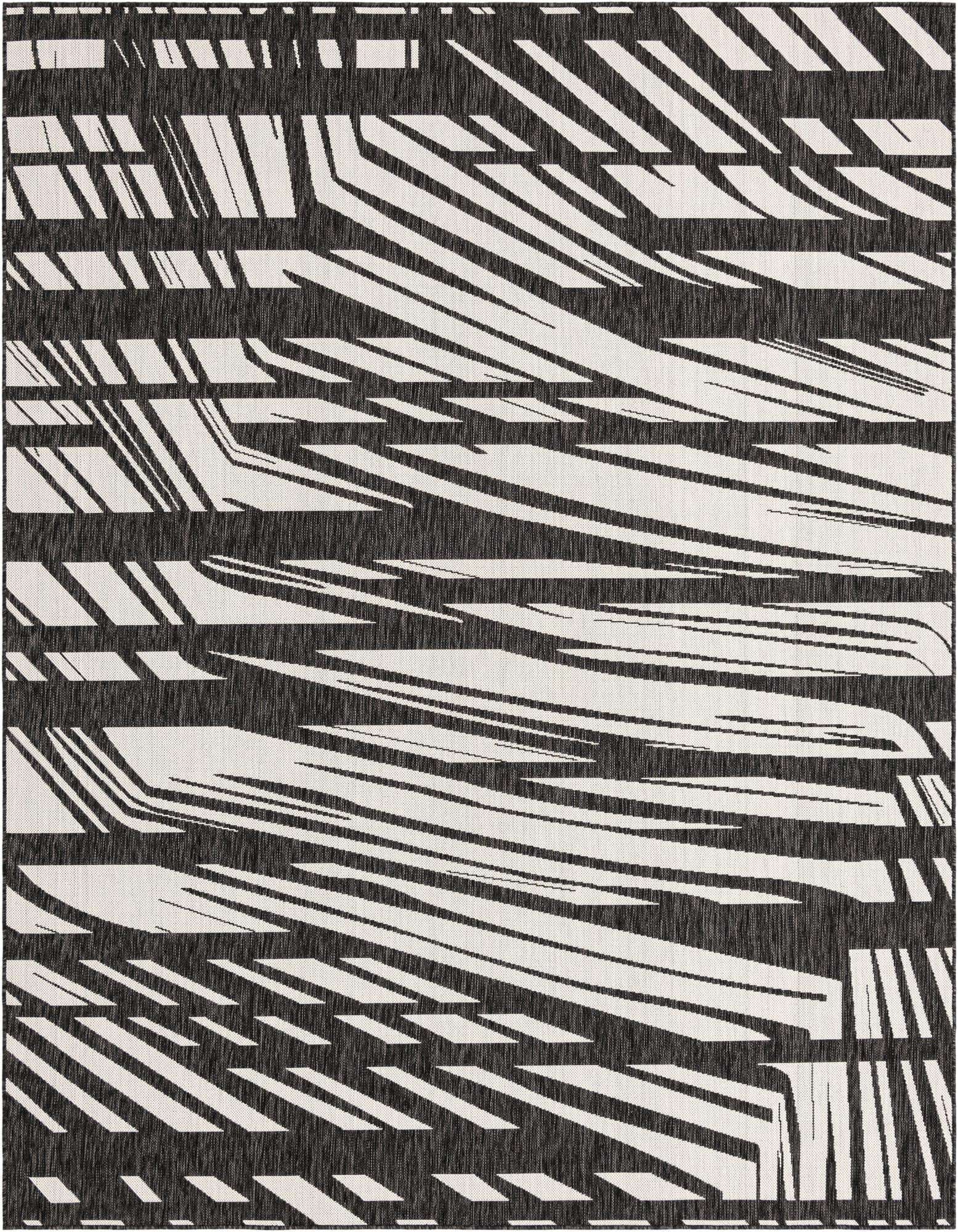 7' 10 x 10' Easy-Clean Modern Indoor / Outdoor Rug