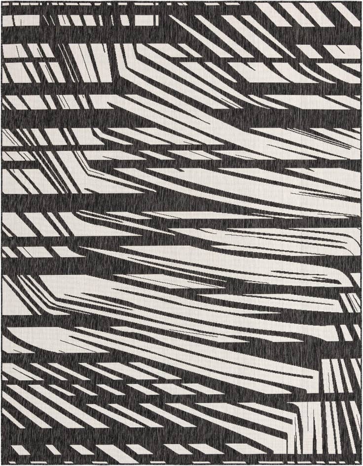 Detail image of 7' 10 x 10' Easy-Clean Modern Indoor / Outdoor Rug
