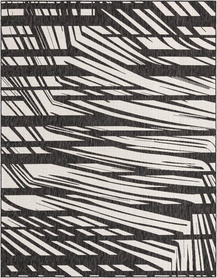 Detail image of 7' 10 x 10' Easy-Clean Modern Indoor / Outdoor Rug