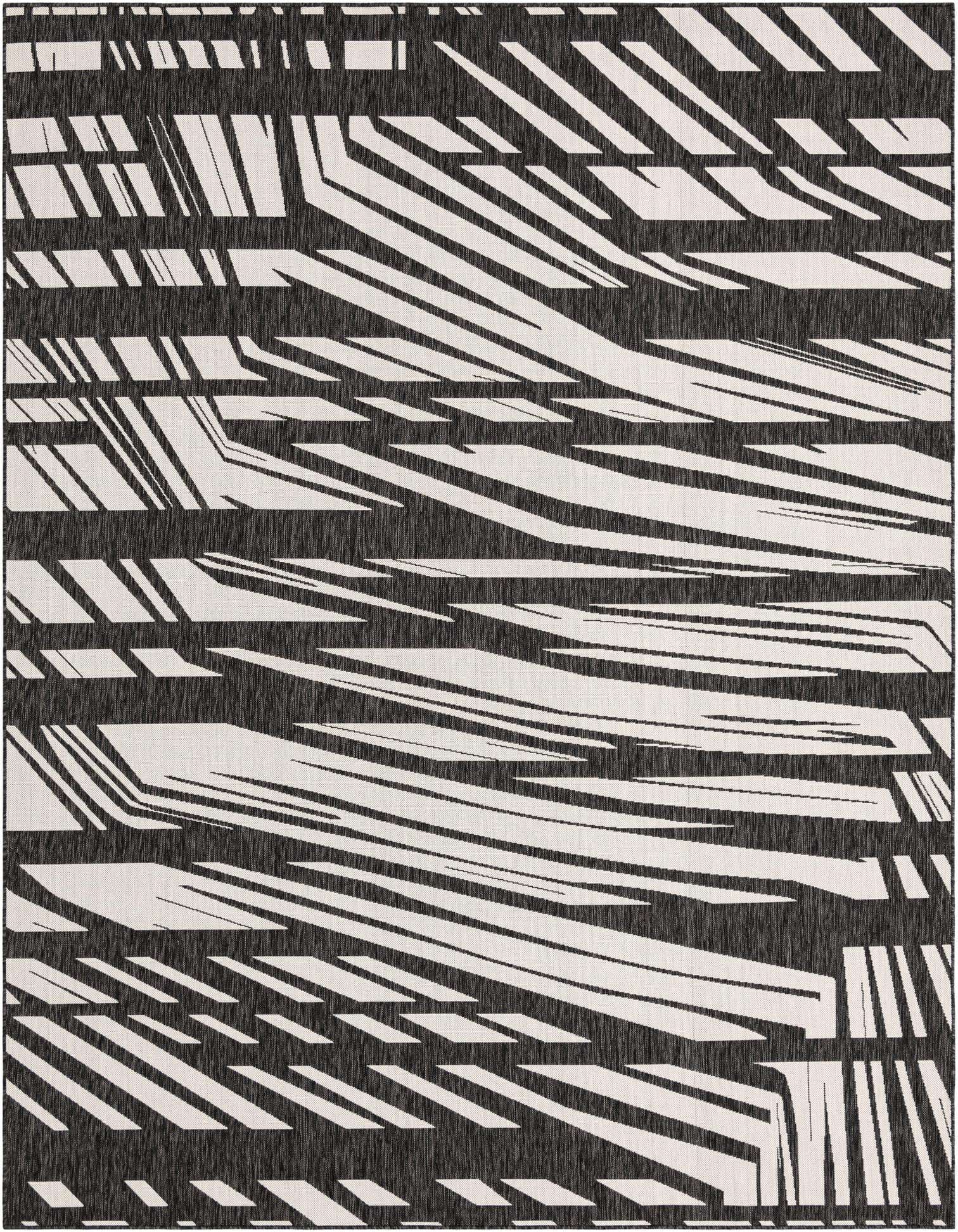 9' x 12' Easy-Clean Modern Indoor / Outdoor Rug