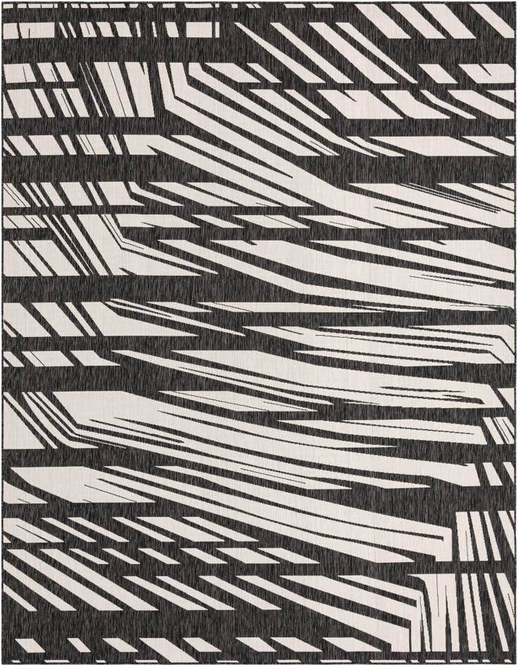 Detail image of 9' x 12' Easy-Clean Modern Indoor / Outdoor Rug