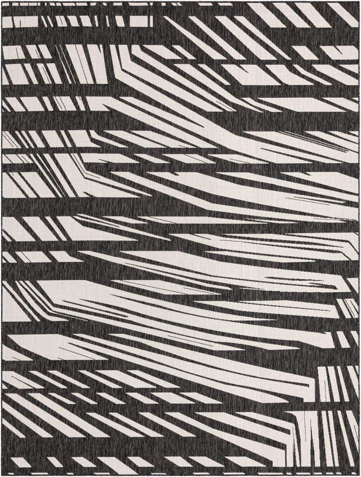 9' x 12' Easy-Clean Modern Indoor / Outdoor Rug