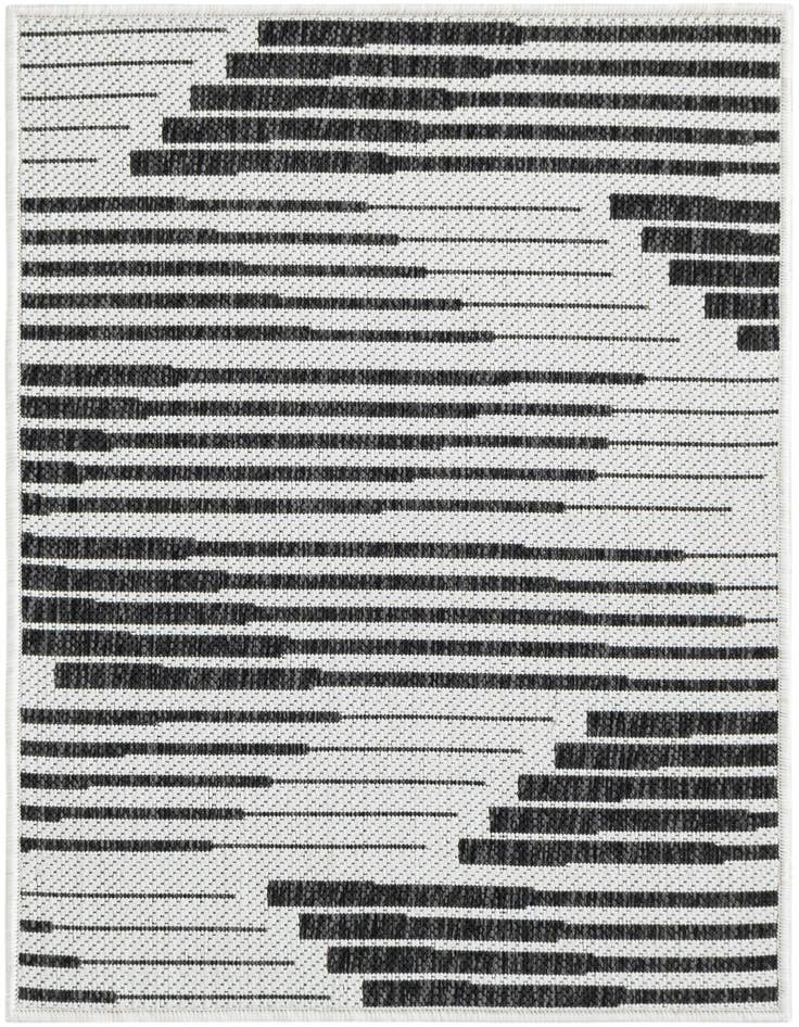 Detail image of 2' x 3' Easy-Clean Modern Indoor / Outdoor Rug