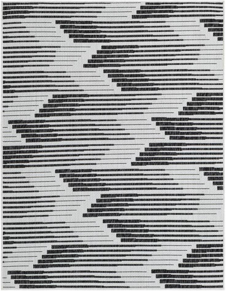Detail image of 4' x 6' Easy-Clean Modern Indoor / Outdoor Rug