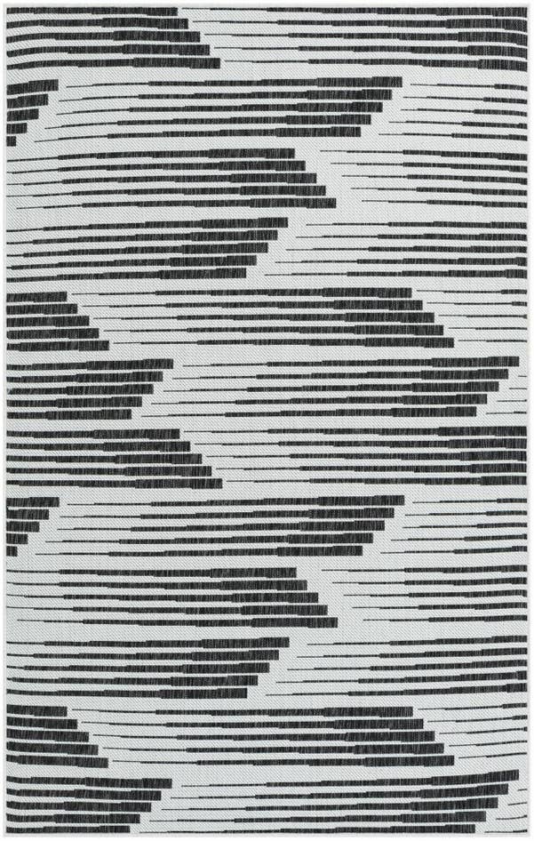 Detail image of 5' 3 x 8' Easy-Clean Modern Indoor / Outdoor Rug