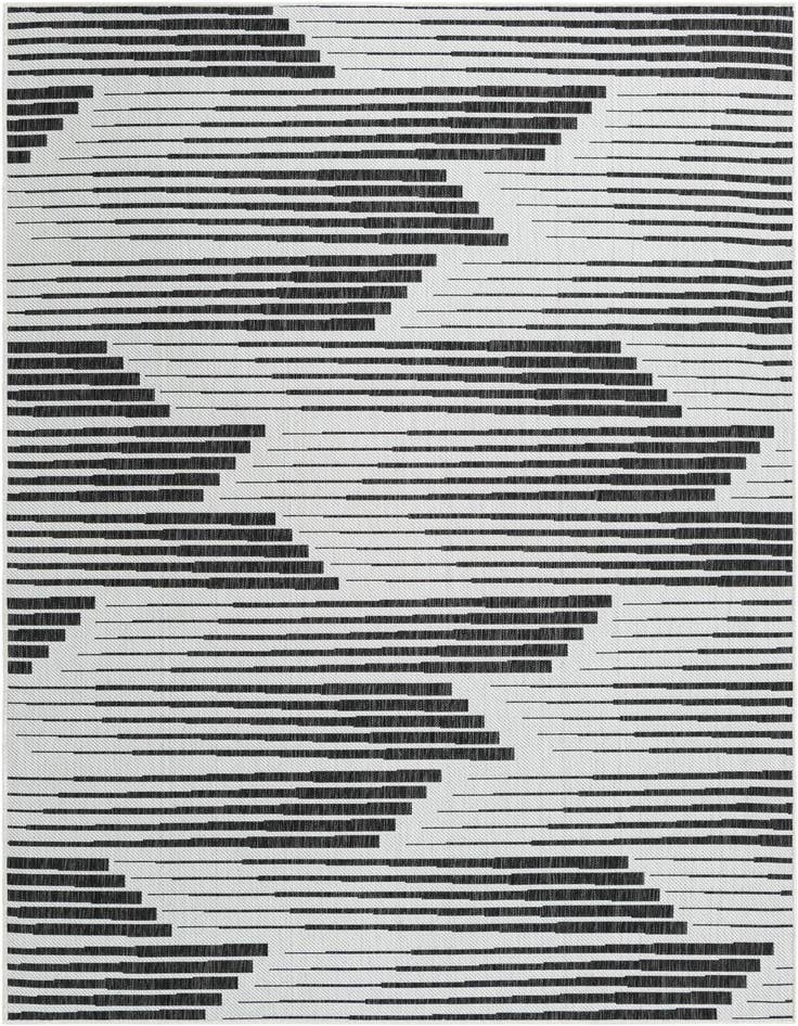 Detail image of 6' x 9' Easy-Clean Modern Indoor / Outdoor Rug