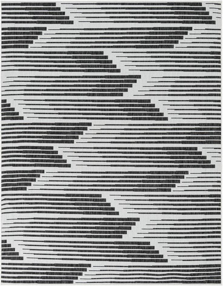 Detail image of 7' x 10' Easy-Clean Modern Indoor / Outdoor Rug