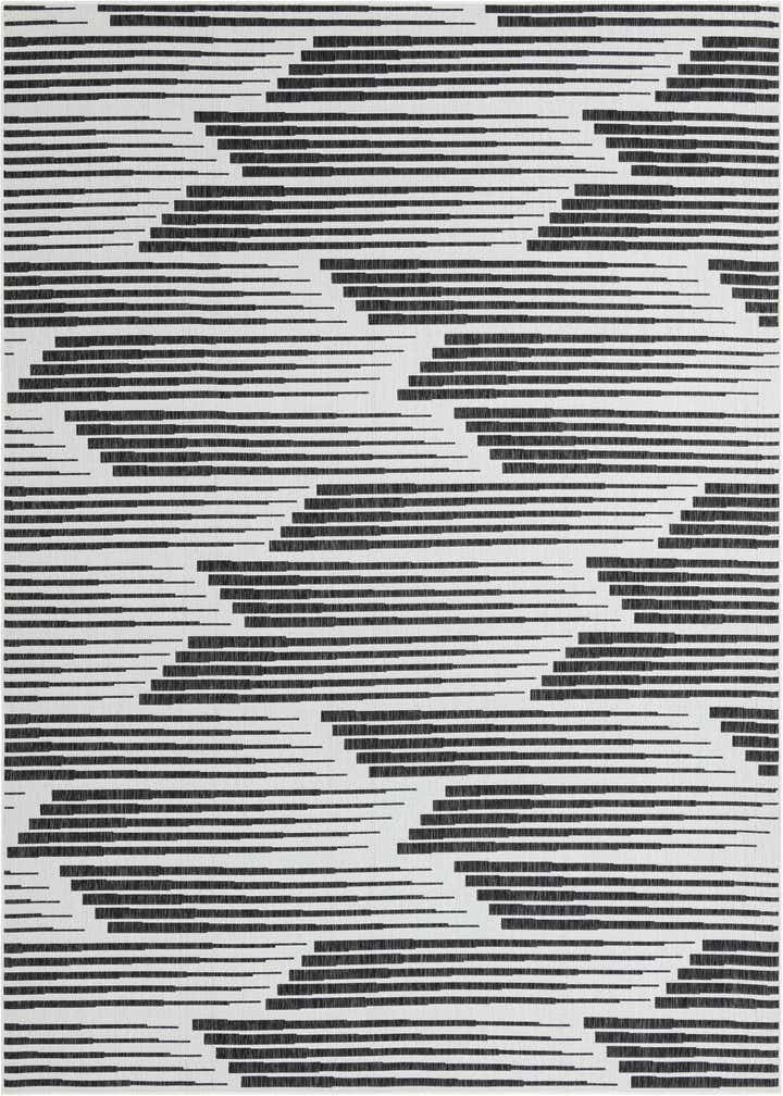 9' x 12' Easy-Clean Modern Indoor / Outdoor Rug