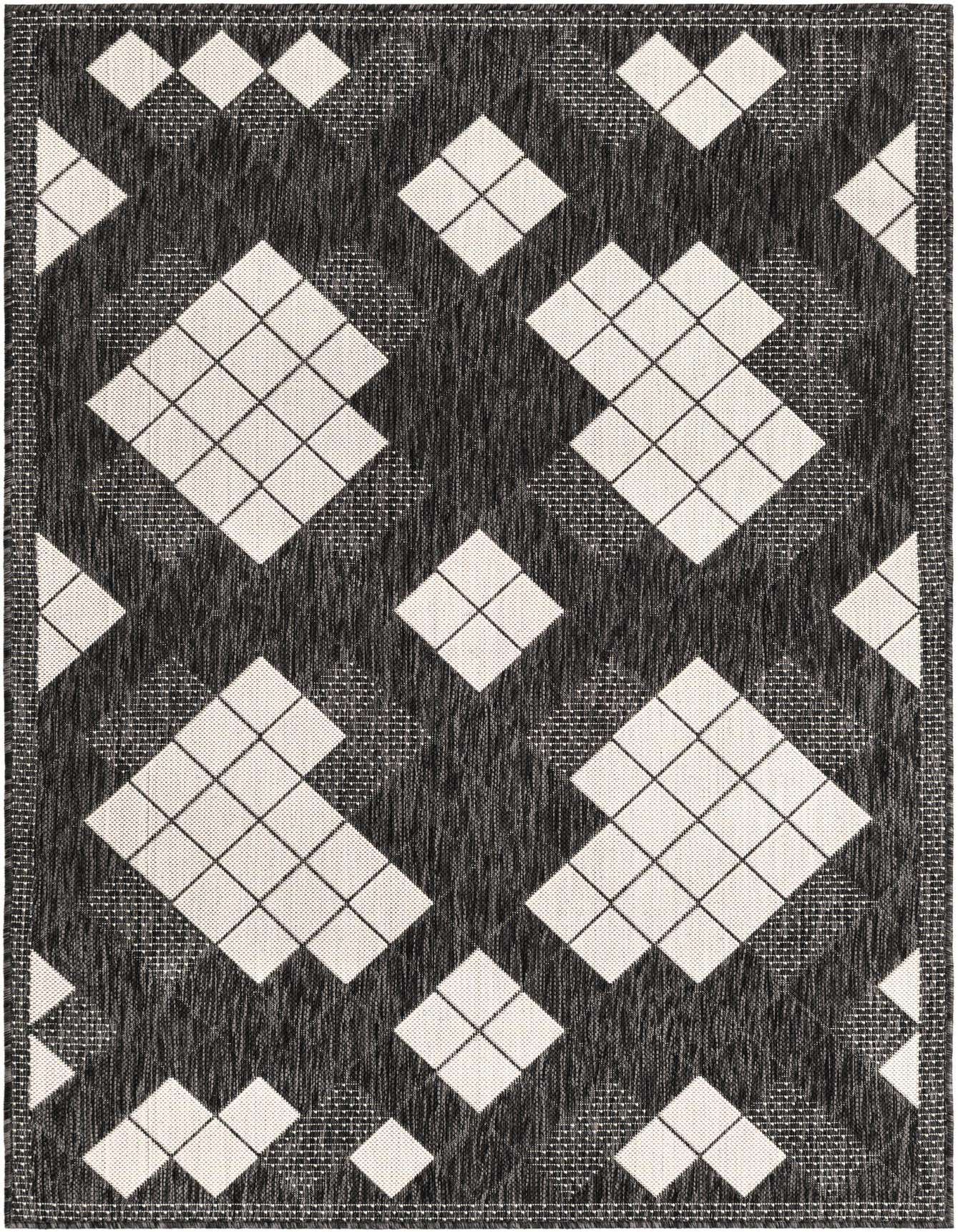 4' x 6' Easy-Clean Modern Indoor / Outdoor Rug