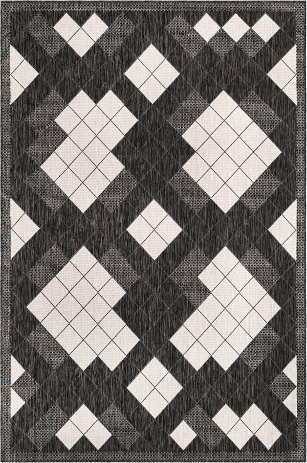Detail image of 6' x 9' Easy-Clean Modern Indoor / Outdoor Rug