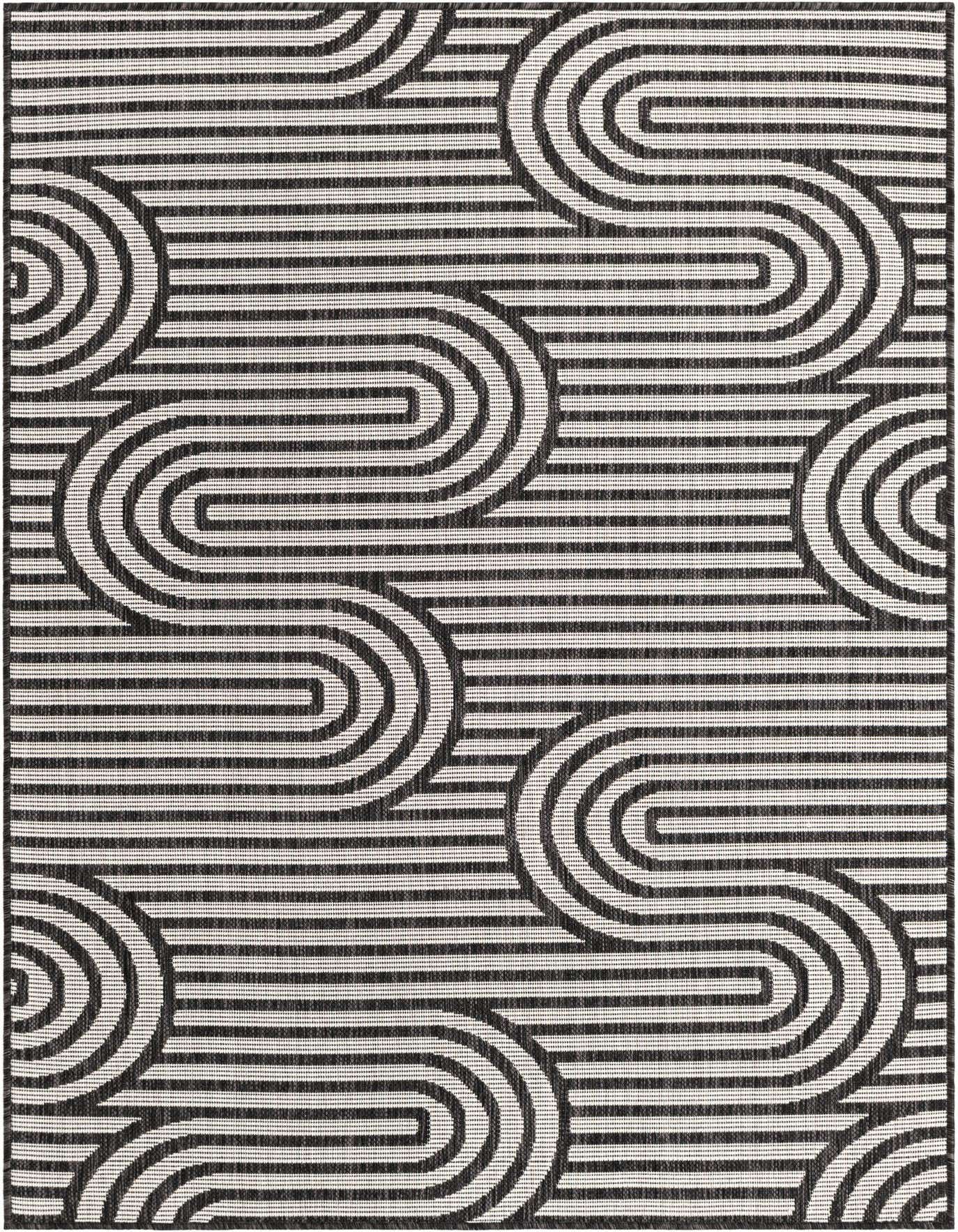 4' x 6' Easy-Clean Modern Indoor / Outdoor Rug