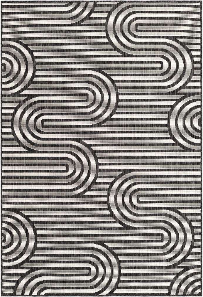 4' x 6' Easy-Clean Modern Indoor / Outdoor Rug