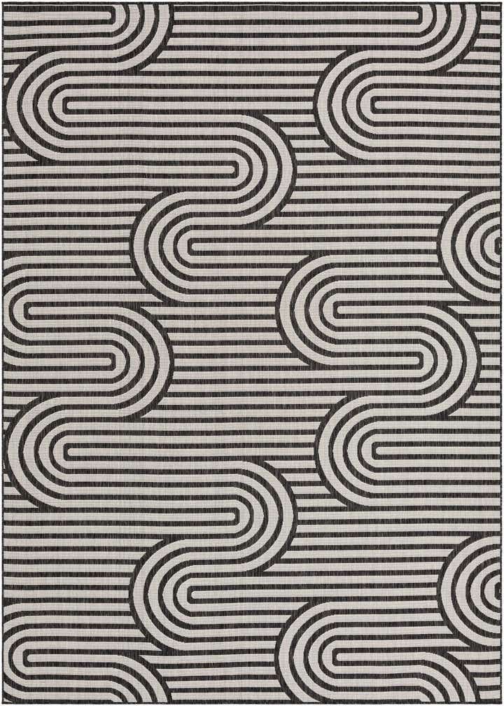 9' x 12' Easy-Clean Modern Indoor / Outdoor Rug