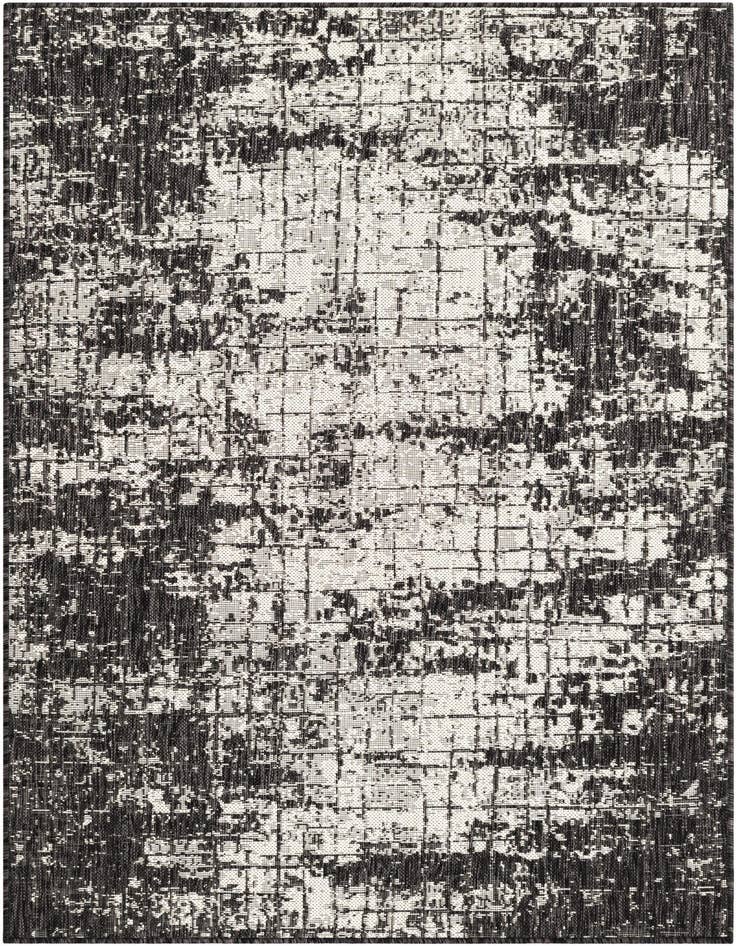 Detail image of 4' x 6' Easy-Clean Modern Indoor / Outdoor Rug