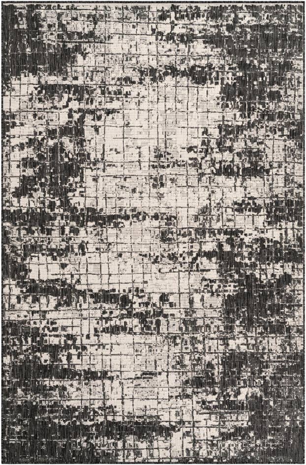 Detail image of 6' x 9' Easy-Clean Modern Indoor / Outdoor Rug